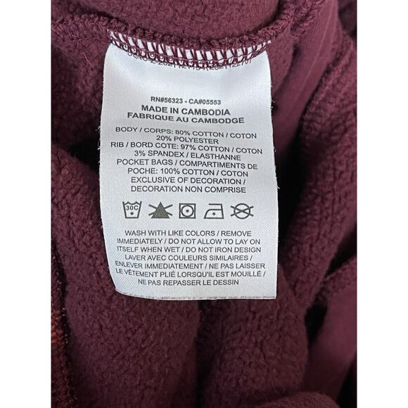 Jordan Essentials Pants Mens M Burgundy All Over Print Tapered Jogger Sweatpants - Picture 10 of 15